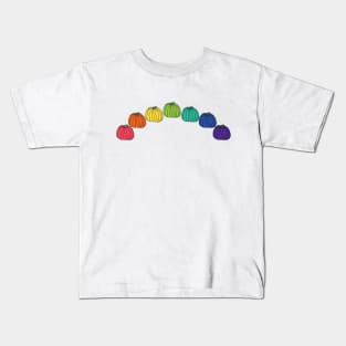 Eat the Pumpkin Rainbow Kids T-Shirt